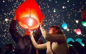 Sky lanterns - COLOURS