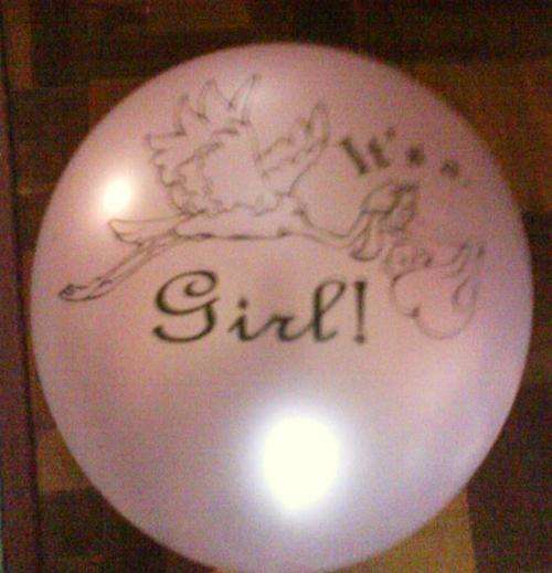 Babyshower Balloons - Pink - It's a girl