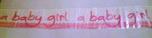 Babyshower Banner - Girl