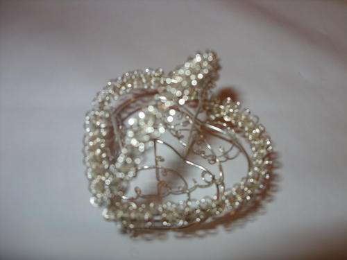 Wedding Favours - Silver Heart Basket** - SPECIAL R5