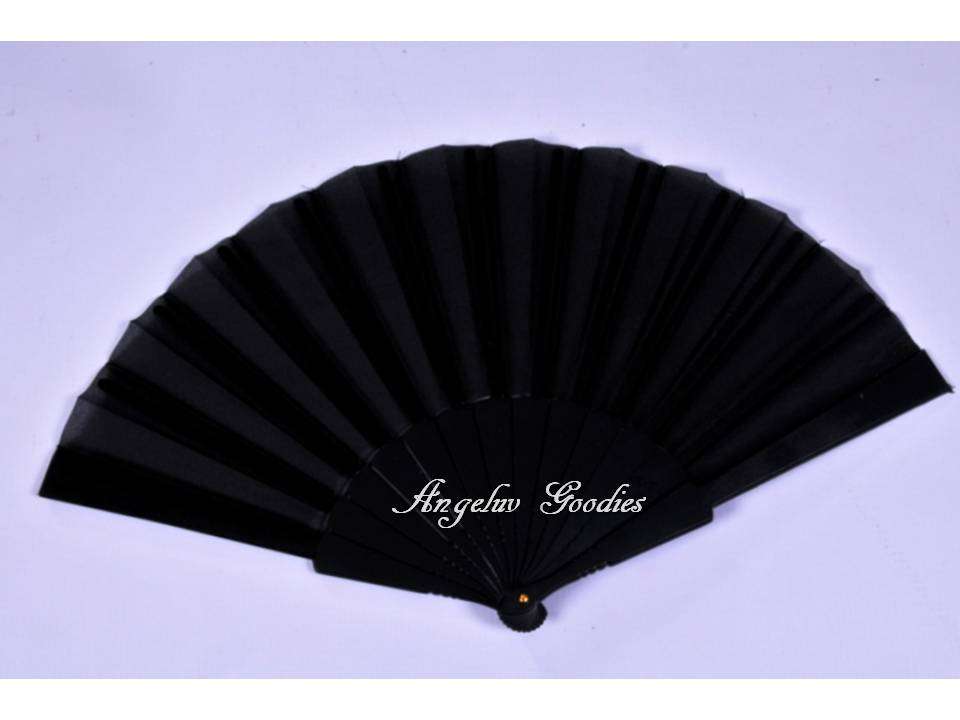 Wedding Favours - Solid colour Material Fans