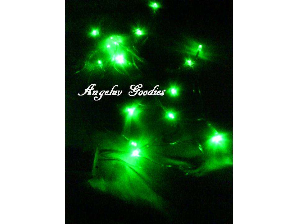 Battery Operated LED Fairy Lights 2m - Green