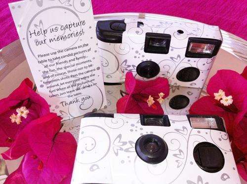 Disposable wedding cameras