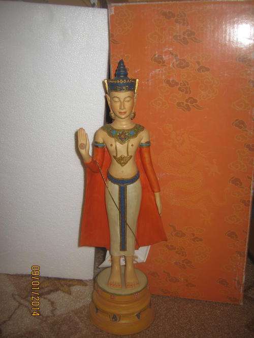 a gorgeous standing buddha