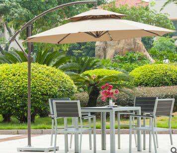 Cantilever Umbrella with stand