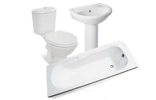 Bathroom set (5 piece, White)
