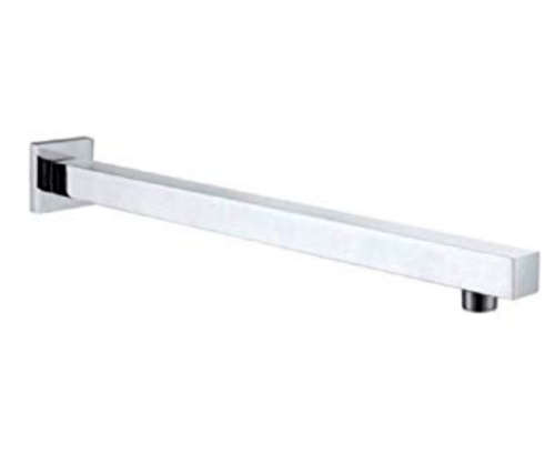 Square stainless steel shower arm - 40CM
