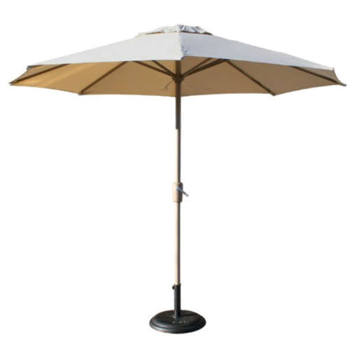 Garden umbrella with resin base (2.7m)