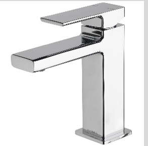Square design contemporary basin mixer