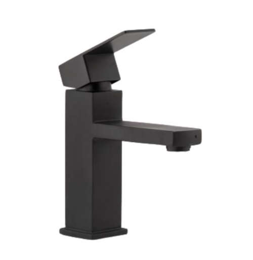 Exel Black Square Basin Mixer