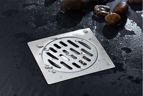 Exel Square Shower Drain 10cm