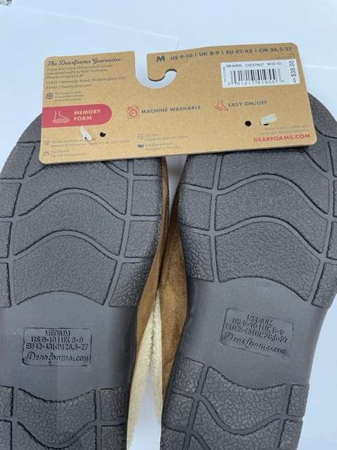 Dearfoams Memory Foam Slippers