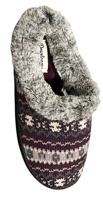 Dearfoams Memory Foam Slippers