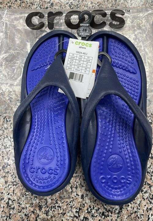 CROCS Blue Athens Flip Flops