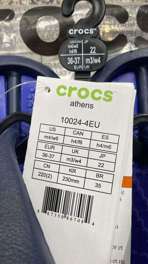 CROCS Blue Athens Flip Flops