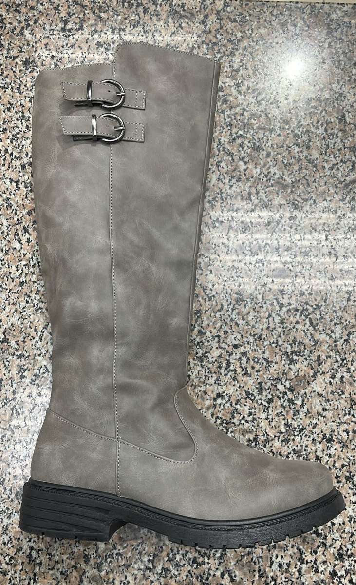 Olivia Miller Zip Boot Grey