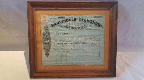 AWESOME!! Harrisdale Diamond Share Certificate