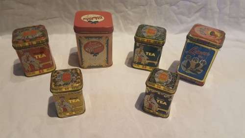 ASSORTED Vintage Tea Tins