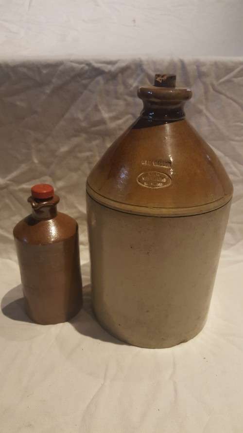 SPLENDID!!!!! Pair Earthenware Jars