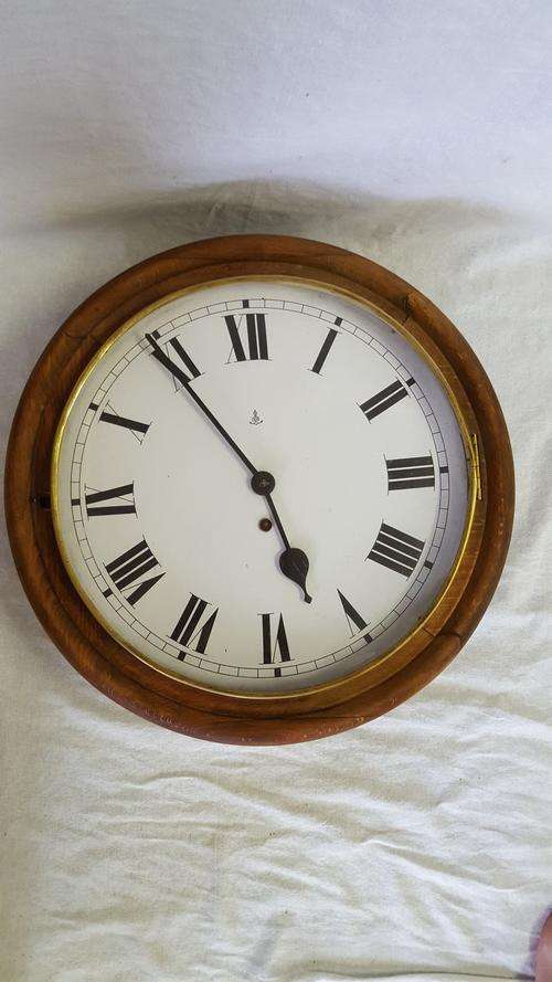 WOW WOW WOW!!! Antique Gustav Becker Station Clock