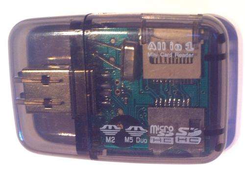 USB 2.0 MEMORY CARD READER 4IN1 SD,MICRO SD,M2,M5DUO ADAPTER