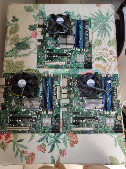 Motherboard Lot (6no.) :: ASUS Sabertooth X58 :: P5K Delux Wifi :: P5Q :: Intel DQ45CB x3