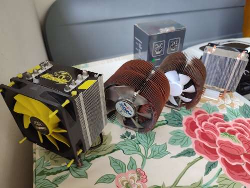 CPU Coolers Lot (4no.) :: Zalman 9700, 9500, Akasa Venom