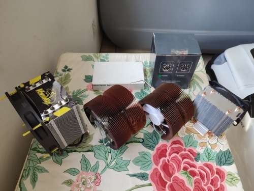 CPU Coolers Lot (4no.) :: Zalman 9700, 9500, Akasa Venom