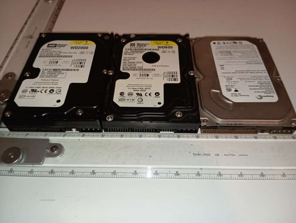 3 x IDE Parallel ATA Hard Drives