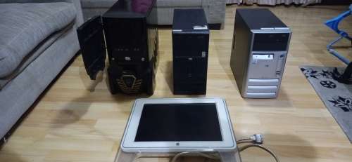 Late entry!!! 3x Desktop PC boxes and Apple Studio Monitor bundle! (read description!)