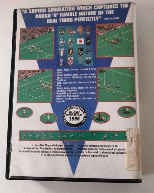 Rugby World Cup 95 Sega Megadrive bootleg cart (in box)