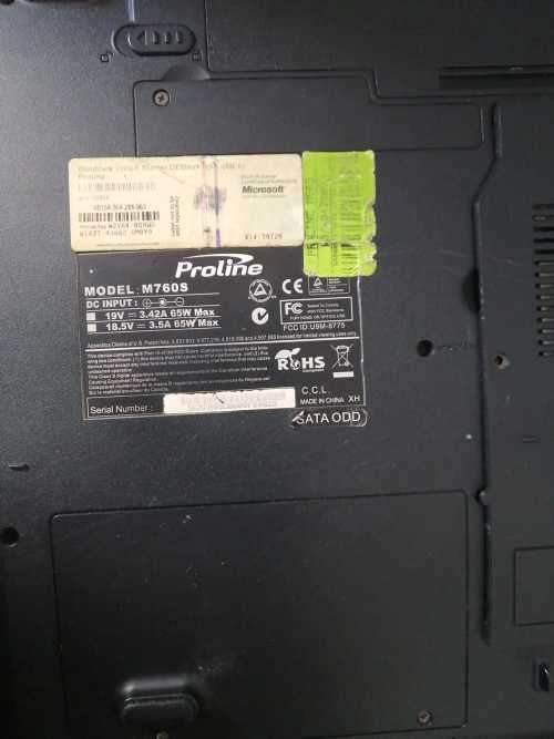 2x Proline laptops bundle - not tested! (read description)