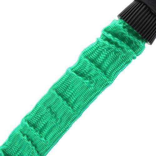 15M Flat Garden Hose with 7 Pattern Spray Nozzle with Stand