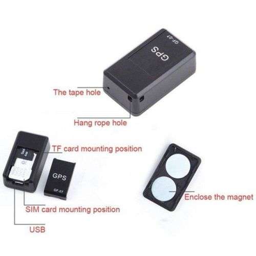 Mini Magnetic GPS Locator Anti Lost Device Voice Control Recordable - GF07