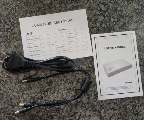 Mini UPS 12000mah Power Supply For Internet Backup, CCTV, Modem And LED`s