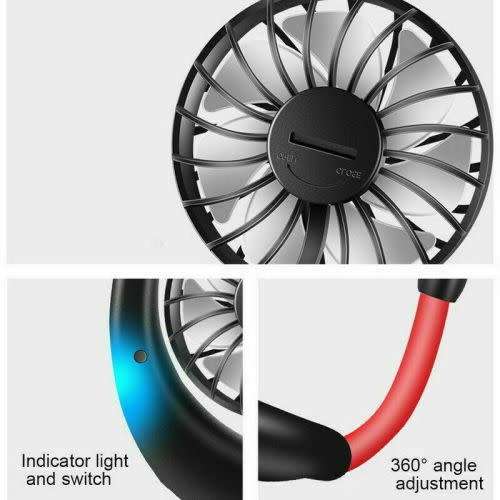 Portable Neckband Hanging Sports Fan
