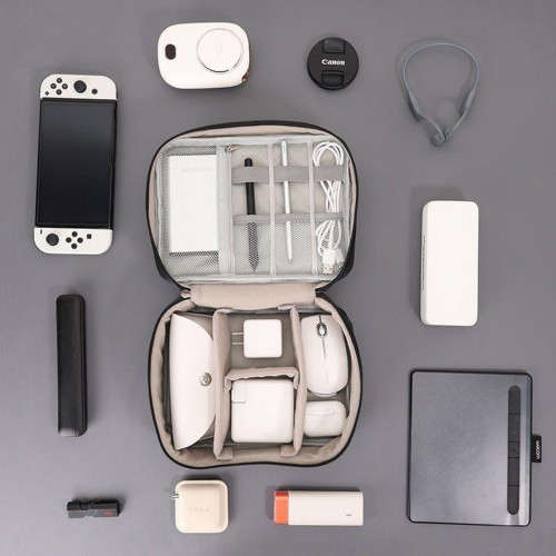 Portable Cable & Tech Organizer Bag