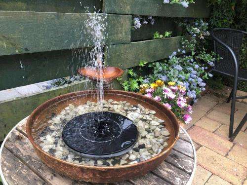 Water Fountain - Floating Round Solar Powered
