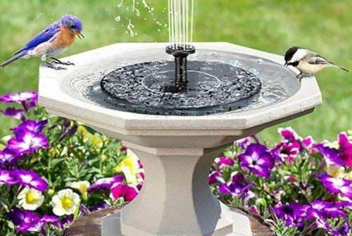 Water Fountain - Floating Round Solar Powered