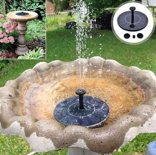 Water Fountain - Floating Round Solar Powered