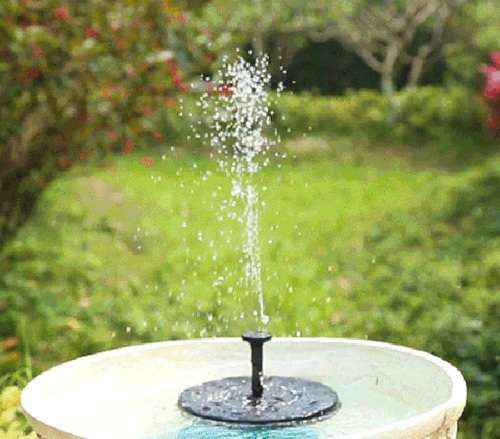 Water Fountain - Floating Round Solar Powered