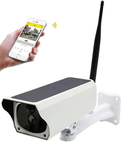 Solar WiFi Bullet Camera - Battery Powered IP Camera FO-C214