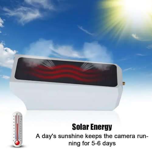 Solar WiFi Bullet Camera - Battery Powered IP Camera FO-C214