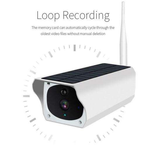Solar WiFi Bullet Camera - Battery Powered IP Camera FO-C214