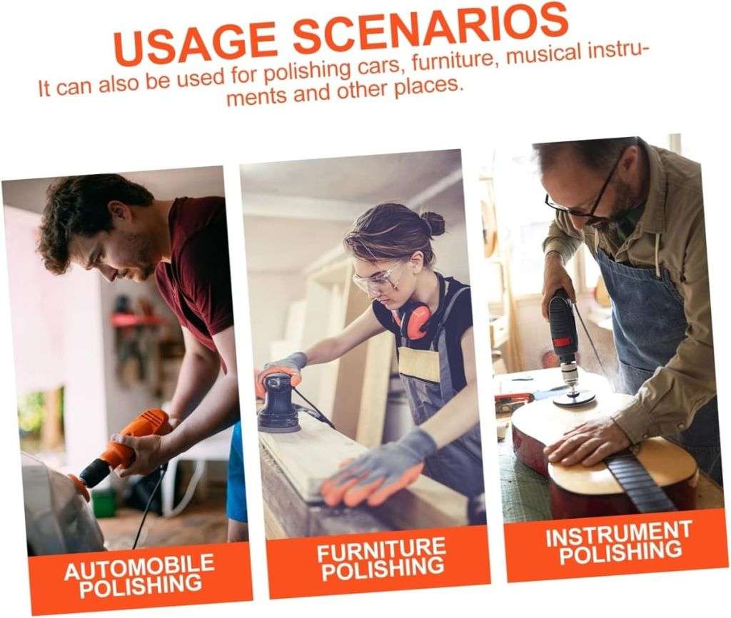 Car Foam Drill Polishing Pad - 11 Piece