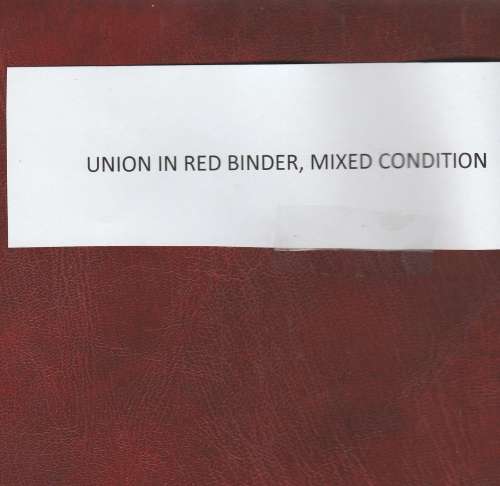UNION: IN RED BINDER, SCAN FORMS PART OF DESCRIPTION