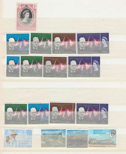 LESOTHO IN SMALL STOCKBOOK