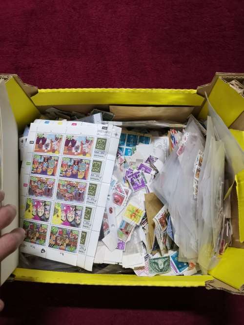 Great Box with Union, RSA sheets and some Zimbabwe and word, unchecked by me.