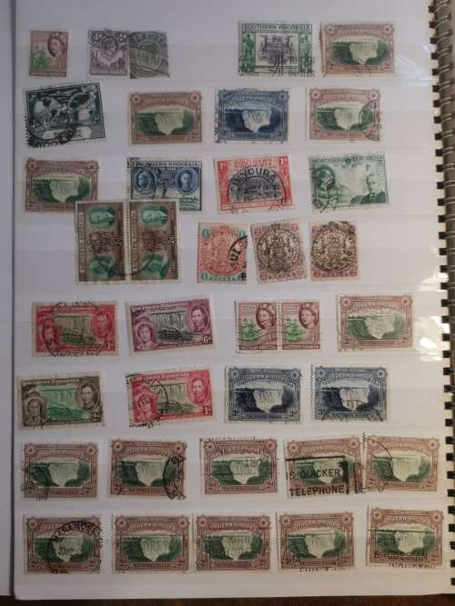 Great Rhodesia Assortment in Big 12 Binder. Values unchecked by me.