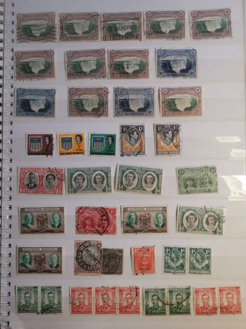 Great Rhodesia Assortment in Big 12 Binder. Values unchecked by me.